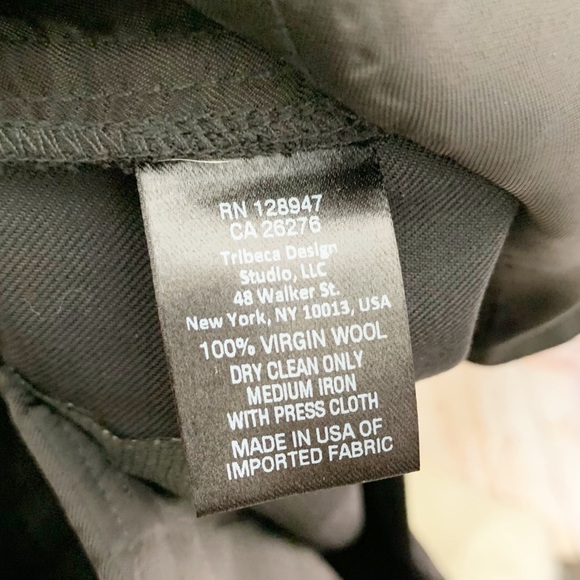 Nili Lotan Maxine Black Wool Pants - Picture 9 of 10